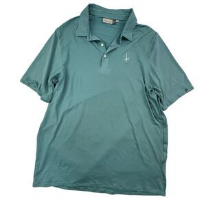 KJUS Polo UPF 50+ Golf Shirt Men 2XL Blue Striped Summer Comfort Performance